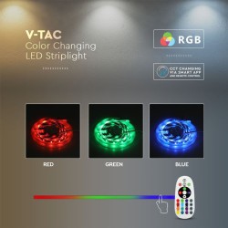 Smart LED pásik IP65 V-TAC VT-5050 54-EU 5m RGB