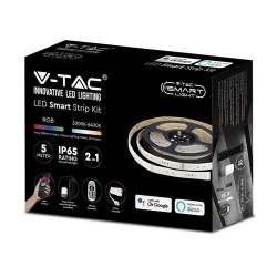 Smart LED pásik IP65 V-TAC VT-5050 54-EU 5m RGB