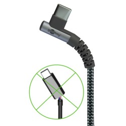 Kábel GOOBAY 64658 USB-C/USB-C 0,5m Grey