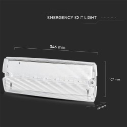 LED núdzové svietidlo so značkou V-TAC VT-543