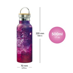 Termofľaša BAAGL Galaxy 500ml s bambusovým viečkom