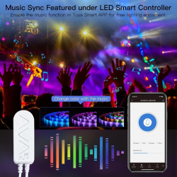 Smart LED pásik 24V RGB MOES LED Light Strip 5m WiFi Tuya