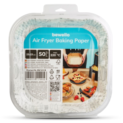 Papier na pečenie BEWELLO BW1031B do fritézy 23x23cm 50ks