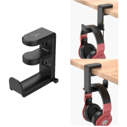 Držiak na slúchadlá YENKEE YHS 02BK Hinge