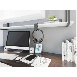 Držiak na slúchadlá YENKEE YHS 02BK Hinge