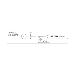 Hrot T900-0.5C Bevel Tip