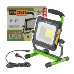 LED reflektor AKU PROCRAFT LP20 bez akumulátora