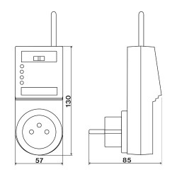 Termostat ELEKTROBOCK BT22 bezdrôtový