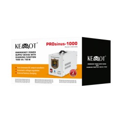Zdroj záložný KEMOT PROsinus-1000 12V 230V 1000VA 700W White