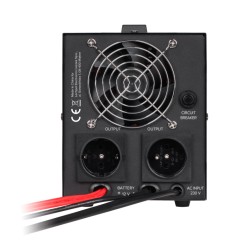Zdroj záložný REBEL POWER-800 12V 230V 800VA 500W Black