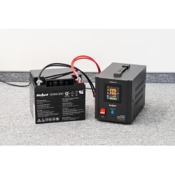 Zdroj záložný REBEL POWER-800 12V 230V 800VA 500W Black
