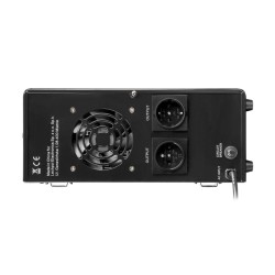 Zdroj záložný REBEL POWER-1000 12V 230V 1000VA 700W Black nástenný