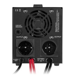 Zdroj záložný REBEL POWER-1000-LFP4 12V 230V 1000VA 700W Black