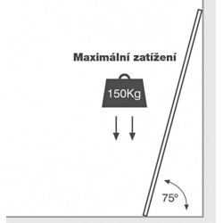 Rebrík hliníkový G21 GA-TZ9-2,6m teleskopický