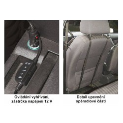 Poťah sedadla COMPASS 04121 Teddy vyhrievaný s termostatom