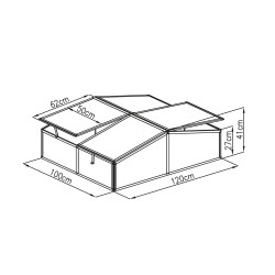 Pareniska G21 GA12 100x120x40cm