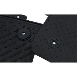 Koberce gumenné COMPASS PERFECT FIT P1 s fixáciou sada 4ks