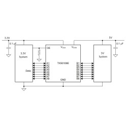 Prevodník logických úrovní TTL pre Arduino s TXS0108E