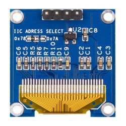 Displej OLED 0,96", 128x64 znakov, IIC/I2C, 4piny, modrý