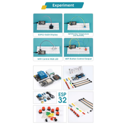 Základná štartovacia súprava Arduino ESP32, WiFi Tutorial kit