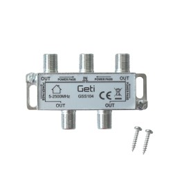 Anténny rozbočovač GETI GSS104 4 výstupy