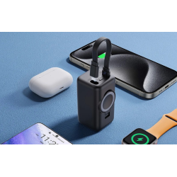 PowerBank JOYROOM JR-W13 5000mAh čierna s nabíjaním pre Apple Watch