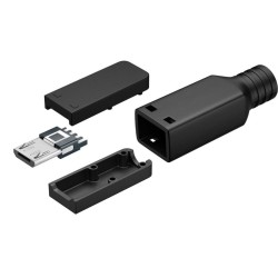 Konektor MicroUSB pre spájkovaciu zostavu GOOBAY 80172
