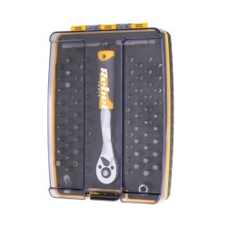 Sada bitov s račňou REBEL RB-1151 80ks