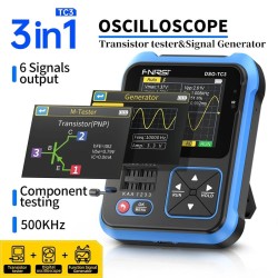 Osciloskop, generátor funkcií a tester súčiastok FNIRSI DSO-TC3