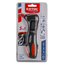 Merač tlaku v pneumatikách EXTOL PREMIUM 8863050 EMERGENCY 5v1