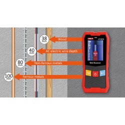 Detektor kovov a elektrických vedení UNI-T UT387E