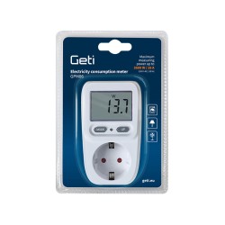 Merač spotreby elektrickej energie GETI GPM02 se SCHUKO zásuvkou