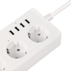 Smart predlžovací kábel 4 zásuvky 1,6m KRUGER & MATZ Connect P6 WiFi Tuya
