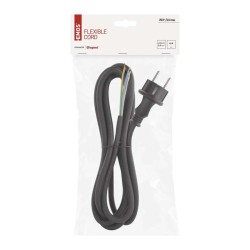 Flexo šnúra guma/neoprén 3x1,5mm2 3m čierna EMOS S03230N
