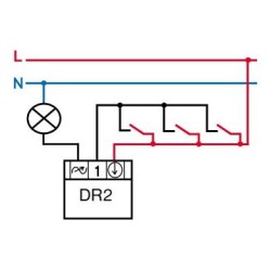 Dotykový regulátor osvetlenia ELEKTROBOCK DR2-S