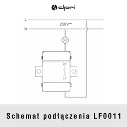 Prepínač DPM LOFT LF0011W