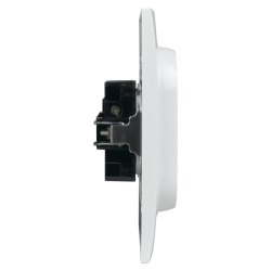 Dvojitá zásuvka ELECTROMALT OVA1029W OVAL