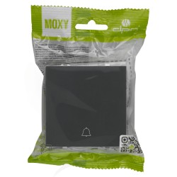 Zvonkový spínač DPM MOXY MOX1020B čierny