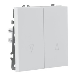 Spínač na rolety DPM MOXY MOX1030W biely