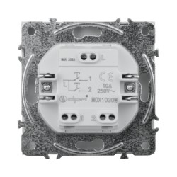 Spínač na rolety DPM MOXY MOX1030W biely