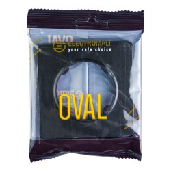 Rámček ELECTROMALT OVAL OVA1001B čierny