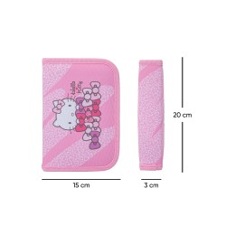 Jednopodlažný puzdro na ceruzky BAAGL Hello Kitty Sweet Leopard