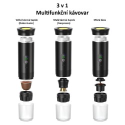 Cestovný kávovar CARCLEVER 35610 3v1
