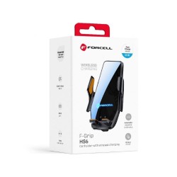 Držiak do auta s nabíjaním FORCELL F-Grip HS1 pre vetraciu mriežku