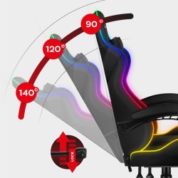 Herné kreslo HUZARO Force 4.7 RGB Mesh