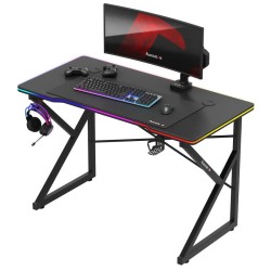 HUZARO Hero 1.7 RGB Black 120cm herný stôl