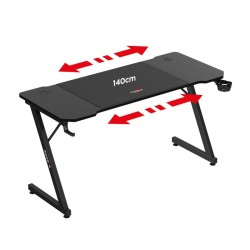 HUZARO Hero 3.3 Black 140cm herný stôl