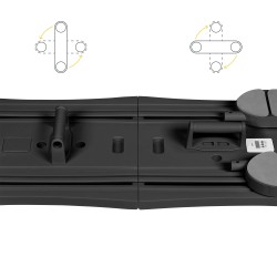 Pilates reformer REBEL RBA-3069-BK