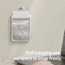 Mini prenosný ventilátor HOCO HX123, biely
