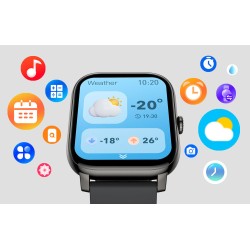 Inteligentné hodinky ZEBLAZE Btalk Pro, čierne